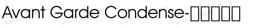 Avant Garde Condense字体转换